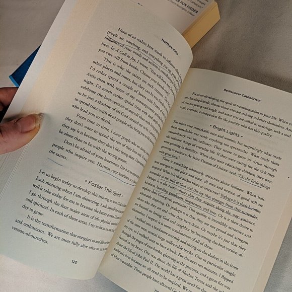 Rediscover Catholicism Matthew Kelly Paperback Book Spiritual Guide to Living - Picture 10 of 16